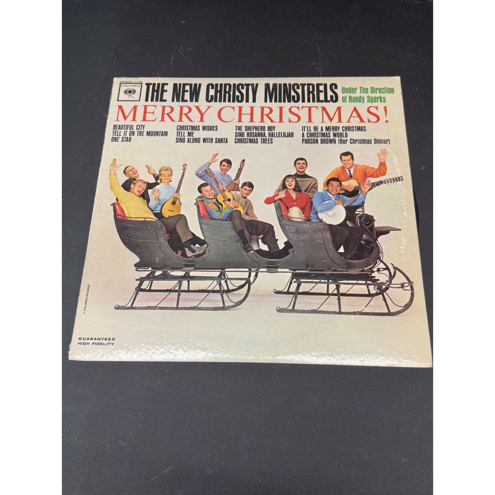 The New Christy Minstrels Merry Christmas! Vinyl LP Columbia CL 2096 Mono 1963